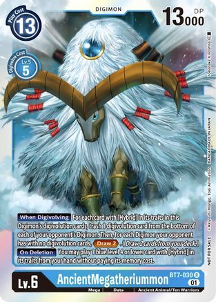 AncientMegatheriummon (Event Pack 3) - BT7-030 - Rare available at 401 Games Canada