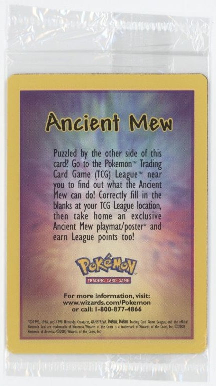 401 Games Canada - Ancient Mew - (Pokemon The Movie 2000) English Promo (Sealed) 401 Games Canada - Ancient Mew - (Pokemon The Movie 2000) English Promo (Sealed)