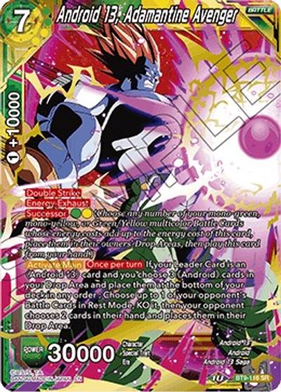 Android 13, Adamantine Avenger - BT9-116 - Super Rare available at 401 Games Canada