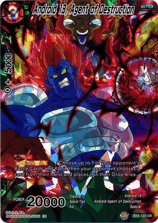 Android 13, Agent of Destruction - BT6-123 - Destruction Rare available at 401 Games Canada