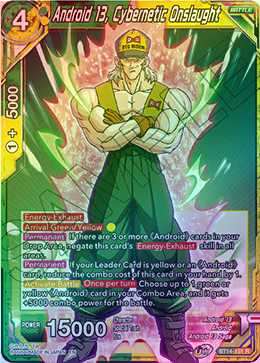 Android 13, Cybernetic Onslaught - BT14-151 - Rare (FOIL) available at 401 Games Canada