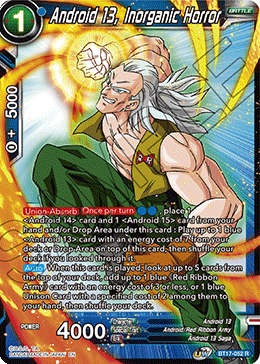 Android 13, Inorganic Horror - BT17-052 - Rare (Foil) available at 401 Games Canada