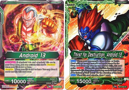 Android 13 // Thirst for Destruction, Android 13 - BT3-056 - Uncommon available at 401 Games Canada