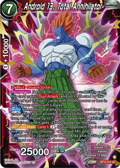 Android 13, Total Annihilator - BT19-019 - Super Rare available at 401 Games Canada