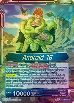 Android 16 // Android 16, Bottomless Inferno - EB1-12 - Common (FOIL) available at 401 Games Canada