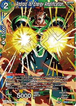 Android 16, Energy Amplification - BT8-121 - Super Rare available at 401 Games Canada