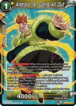 Android 16, Going All Out - BT13-112 - Common (FOIL) available at 401 Games Canada