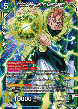 Android 16, Limiter Disengaged - BT14-149 - Super Rare available at 401 Games Canada