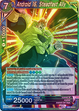 Android 16, Steadfast Ally - EB1-63 - Rare (FOIL) available at 401 Games Canada