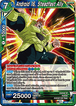 Android 16, Steadfast Ally - EB1-63 - Rare available at 401 Games Canada