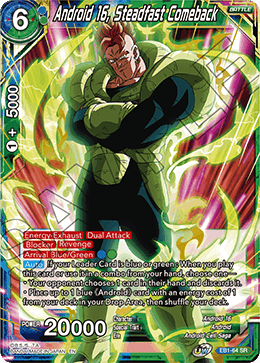 Android 16, Steadfast Comeback - EB1-64 - Super Rare available at 401 Games Canada