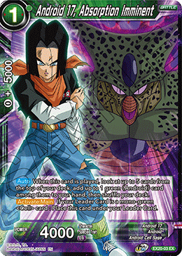 Android 17, Absorption Imminent - EX20-03 - Expansion Rare available at 401 Games Canada