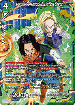 Android 17 & Android 18, Limitless Energy - BT17-135 - Super Rare available at 401 Games Canada