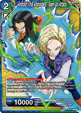 Android 17 & Android 18, Team-Up Attack - BT17-136 - Uncommon (Foil) available at 401 Games Canada