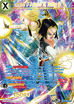 Android 17 & Android 18, Teaming Up - BT17-033 - Special Rare (SPR) available at 401 Games Canada