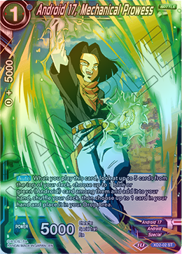 Android 17, Mechanical Prowess - XD2-02 - Starter Rare (FOIL) available at 401 Games Canada