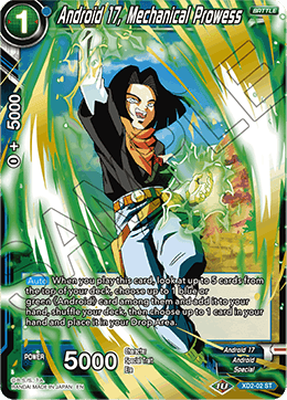 Android 17, Mechanical Prowess - XD2-02 - Starter Rare available at 401 Games Canada