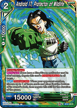 Android 17, Protector of Wildlife - BT8-120 - Rare available at 401 Games Canada