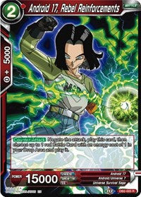 Android 17, Rebel Reinforcements - DB2-005 - Rare (Reprint) available at 401 Games Canada