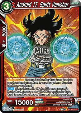 Android 17, Spirit Vanisher - BT9-013 - Common (FOIL) available at 401 Games Canada