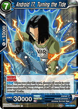 Android 17, Turning the Tide - DB2-036 - Rare available at 401 Games Canada