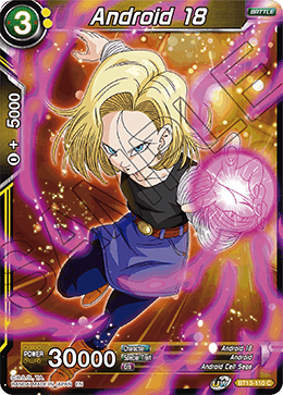 Android 18 - BT13-110 - Common (FOIL) available at 401 Games Canada