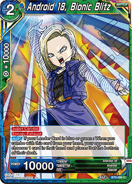 Android 18, Bionic Blitz - BT9-099 - Common (FOIL) available at 401 Games Canada