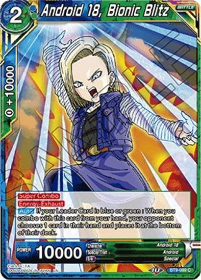 Android 18, Bionic Blitz - BT9-099 - Common available at 401 Games Canada