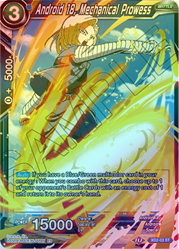 Android 18, Mechanical Prowess - XD2-03 - Starter Rare (FOIL) available at 401 Games Canada