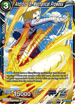 Android 18, Mechanical Prowess - XD2-03 - Starter Rare available at 401 Games Canada