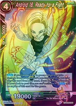 Android 18, Ready for a Fight - BT14-070 - Rare (FOIL) available at 401 Games Canada