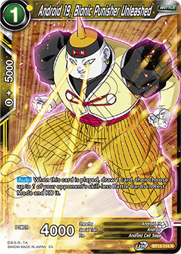 Android 19, Bionic Punisher Unleashed - BT13-114 - Rare (FOIL) available at 401 Games Canada