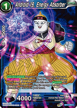 Android 19, Energy Absorber - BT17-050 - Common (Foil) available at 401 Games Canada