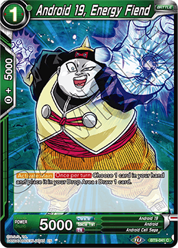 Android 19, Energy Fiend - BT9-041 - Common (FOIL) available at 401 Games Canada