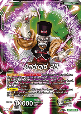 Android 20 // Androids 20, 17, & 18, Bionic Renaissance - BT9-038 - Common available at 401 Games Canada