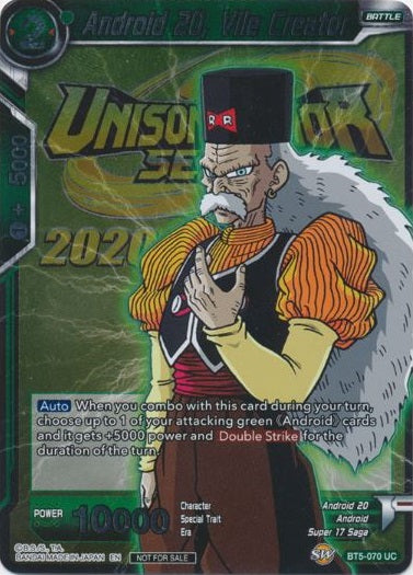 Android 20, Vile Creator - BT5-070 - Event Pack Promo available at 401 Games Canada