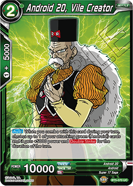 Android 20, Vile Creator - BT5-070 - Uncommon and more Dragon Ball Super Singles available at 401 Games Canada