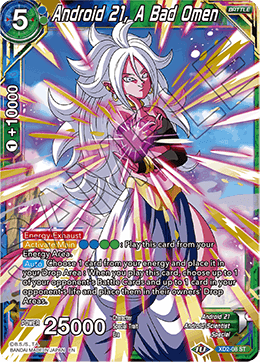 Android 21, A Bad Omen - XD2-08 - Starter Rare (Reprint) available at 401 Games Canada