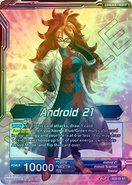 Android 21 // Self-Control Android 21 - XD2-01 - Starter Rare available at 401 Games Canada