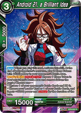 Android 21, a Brilliant Idea - BT8-055 - Rare available at 401 Games Canada