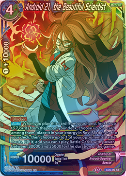 Android 21, the Beautiful Scientist - XD2-09 - Starter Rare (FOIL) available at 401 Games Canada