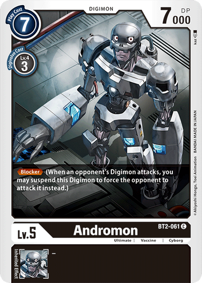 Andromon - BT2-061 - Common available at 401 Games Canada