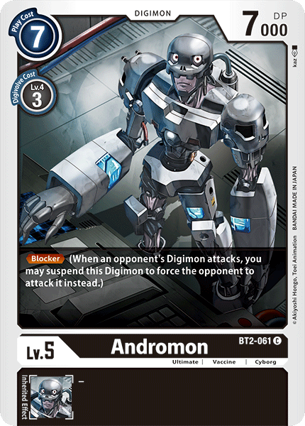 Andromon - BT2-061 - Common available at 401 Games Canada