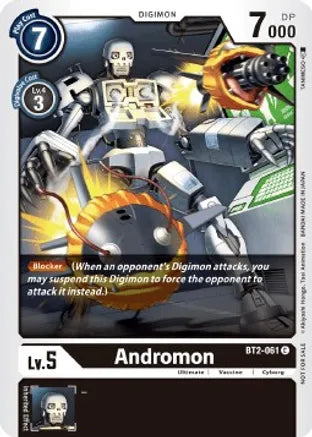 Andromon (Double Diamond Pre-Release) - BT2-061 - Common available at 401 Games Canada