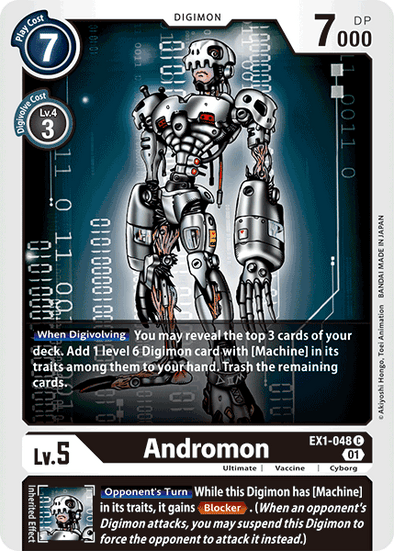 Andromon - EX1-048 - Common available at 401 Games Canada