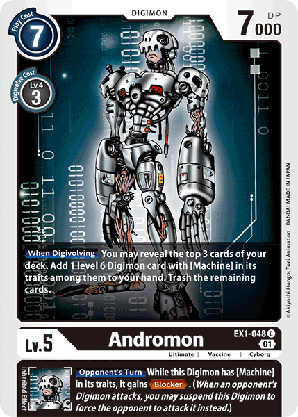 Andromon - EX1-048 - Common available at 401 Games Canada