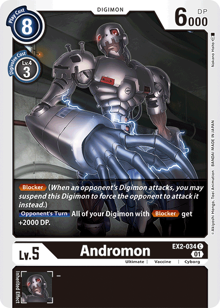 Andromon - EX2-034 - Common available at 401 Games Canada