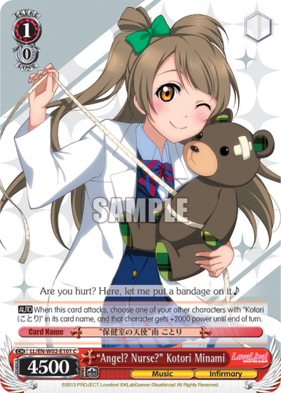 "Angel? Nurse?" Kotori Minami - LL/EN-W02-E101 - Common available at 401 Games Canada