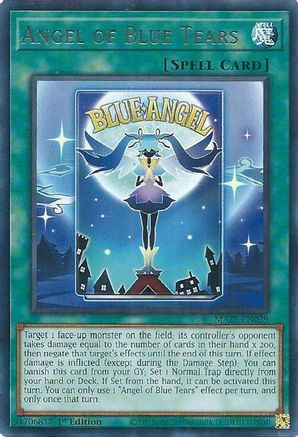 Angel of Blue Tears - MAZE-EN029 - Rare - 1st Edition available at 401 Games Canada