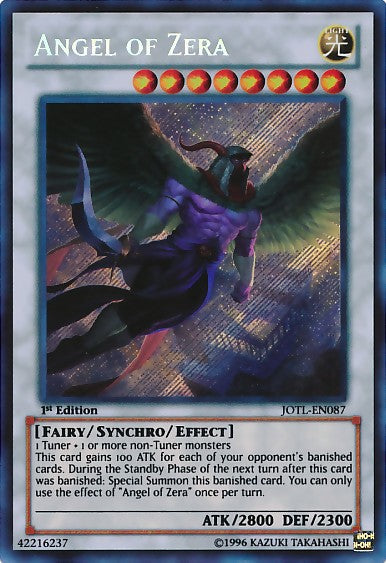 Angel of Zera - JOTL-EN087 - Secret Rare - 1st Edition available at 401 Games Canada